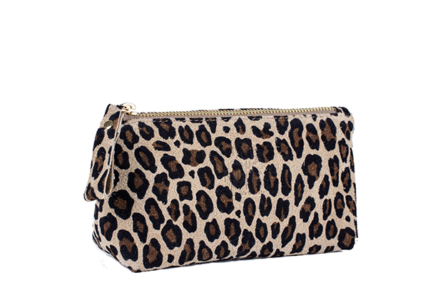 Leopard Make up Wallet by Moretti Milano, 10001 Made in Italy Genuine Leather.jpg